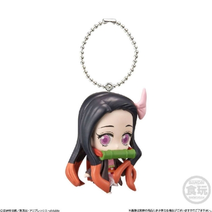 Demon Slayer: Kimetsu no Yaiba Keychain 5 cm Deformed Mascot - Tanjiro, Nezuko, Uzui, Muichiro & Sanemi