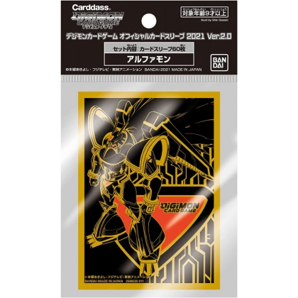 Digimon Card Game Standard Sleeves -Alphamon (60 Sleeves)