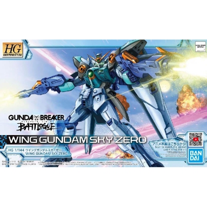 GBB (HG) Gundam Model Kit - Wing Gundam Sky Zero 1/144