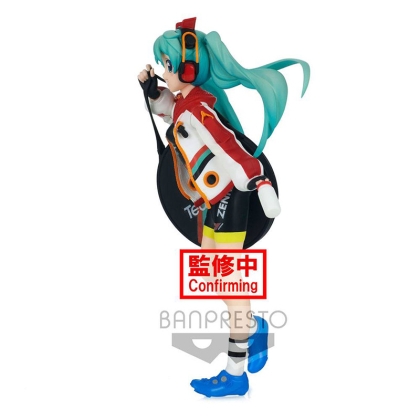 Hatsune Miku Racing Ver: Espresto EST Колекционерска Фигурка - Prints & Texture Racing Miku 2020 Teamukyo 17 cm