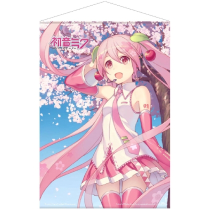 Vocaloid Wallscroll Hatsune Miku Cherry Blossom 50 x 70 cm