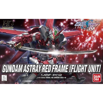 (HG) Gundam Model Kit - Astray Red Frame Flight 1/144