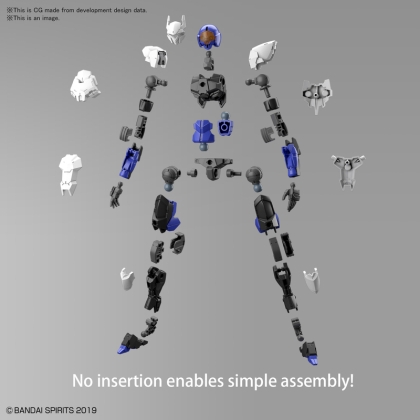 Gundam Model Kit 30 Minutes Missions - 30MM EXM-A9N SPINATIO Ninja 1/144