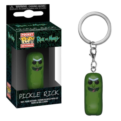 Rick and Morty Pocket POP! Vinyl Keychain Pickle Rick 4 cm