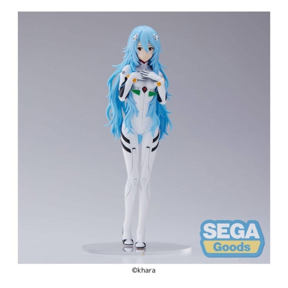 PRE-ORDER: Evangelion: 3.0+1.0 Thrice Upon a Time SPM PVC Statue - Rei Ayanami Long Hair Ver. 21 cm