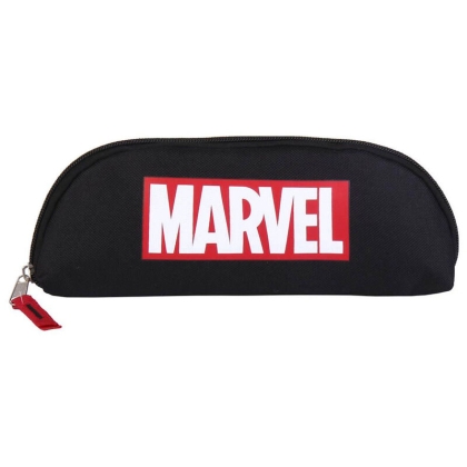 Marvel Logo Casual Pencil Case - Black