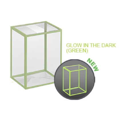 Protective Case 0,5mm thickness for Funko POP! Figures 4” (Shrink Wrap) (Glow in the Dark: Green)