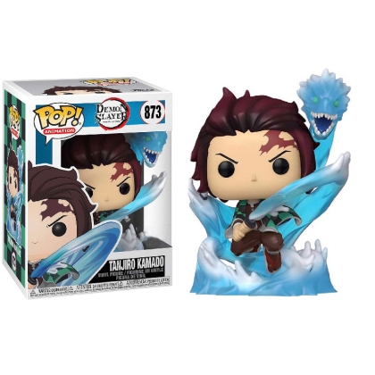 Demon Slayer: Kimetsu No Yaiba POP! Animation Vinyl Figure Tanjro with Dragon (Glow/Transluncent) (Special Edition) 9 cm