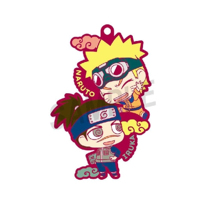 Naruto Rubber Charms 9 cm Assortment Another Two-man Cell!