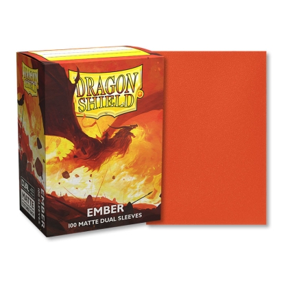 Dragon Shield Dual Matte Sleeves - Ember 'Alaric, Revolution Kindler' (100 Sleeves)