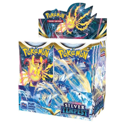 Pokemon TCG  Sword &amp; Shield 12 Silver Tempest Booster Display - 36 Boosters 
