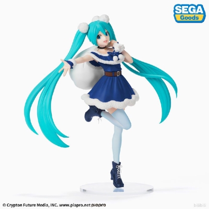 Vocaloid SPM Колекционерска Фигурка - Hatsune Miku Christmas 2020 Blue