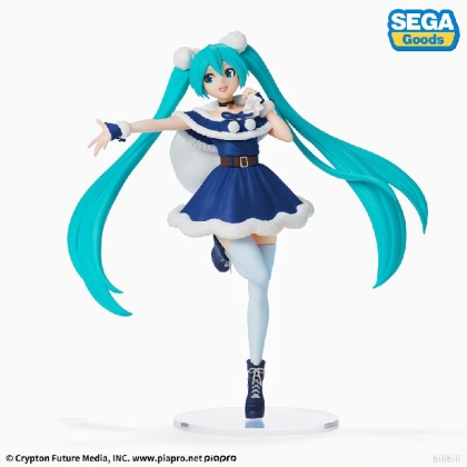 Vocaloid SPM Колекционерска Фигурка - Hatsune Miku Christmas 2020 Blue