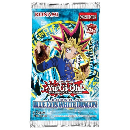 PRE-ORDER: Yu-Gi-Oh! TCG LC: 25the Anniversary Edition - Legend Of Blue-Eyes White Dragon Booster Pack