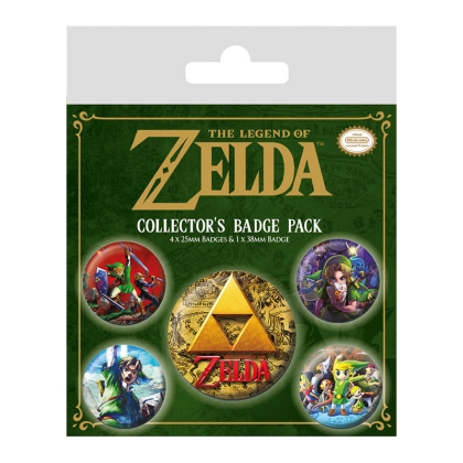The Legend Of Zelda - Badge Pack - Classic