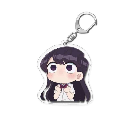 Komi Can't Communicate Keychain​ - Cute Shouko Komi