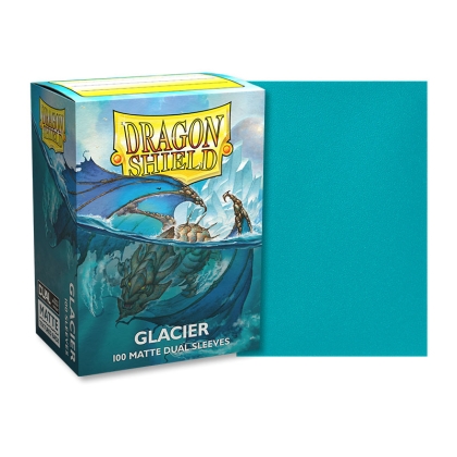 Dragon Shield Dual Matte Sleeves - Glacier Miniom (100 Sleeves)