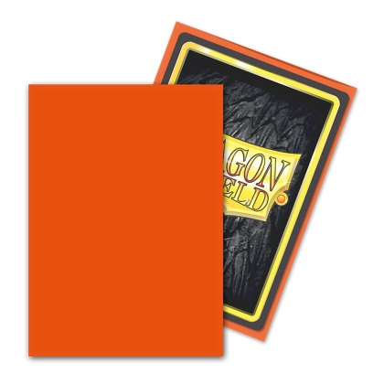 " Dragon Shield " Standard Card Sleeves 100pc - Classic Tangerine 'Dyrkottr of the  Nekotora