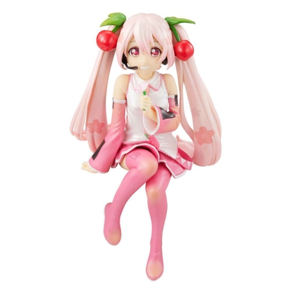 PRE-ORDER: Hatsune Miku Noodle Stopper PVC Statue Sakura Miku 2022 Pearl Color 13 cm
