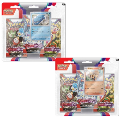 PRE-ORDER: Pokemon TCG: Scarlet & Violet 3 Pack Blister - Arcanine or Dondozo