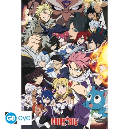 FAIRY TAIL - Big Poster "Fairy Tail VS other guilds" (91.5x61)