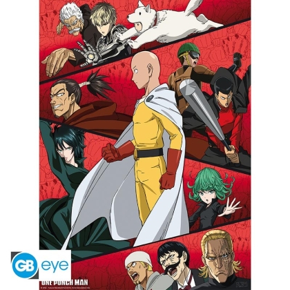 ONE PUNCH MAN - Poster "Gathering of heroes" (52x38)