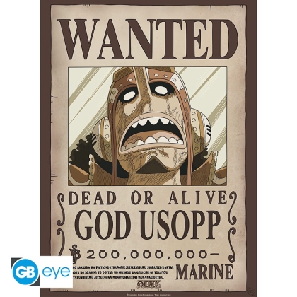 ONE PIECE - Poster «Wanted God Usopp» (52x38)