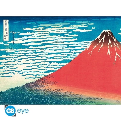 HOKUSAI - Set 2 Chibi Posters - Katsushika Hokusai (52x38)