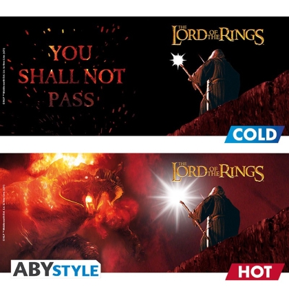 LORD OF THE RINGS - Mug Heat Change - 460 ml - You shall not pass 