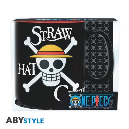 ONE PIECE - Mug - 460 ml - Luffy & Skull - with box