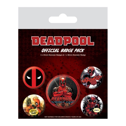 DC - Badge Pack -Deadpool (Outta The Way)