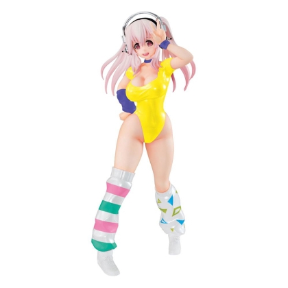 Super Sonico PVC Statue - Super Sonico Concept Figure 80's/Another Color/Yellow Ver. 18 cm