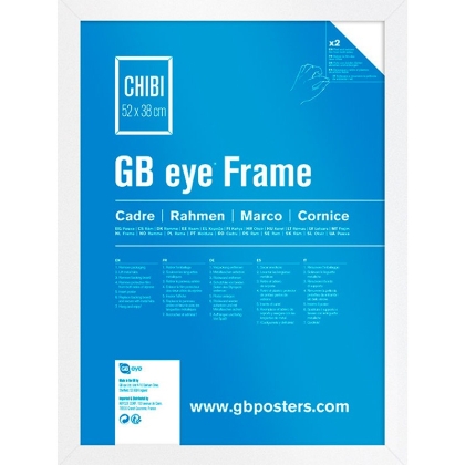 GBEYE - MDF White Frame - Chibi 52 x 38cm