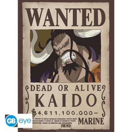 ONE PIECE - Poster «Wanted Kaido» (52x38)