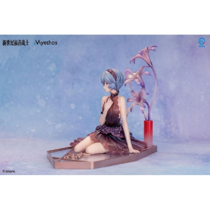 PRE-ORDER: Evangelion PVC Statue 1/7 Rei Ayanami: Whisper of Flower Ver. 15 cm