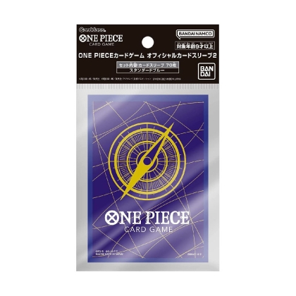 One Piece Card Game - Official Sleeve Standard Blue Sleeves (70 Sleeves)