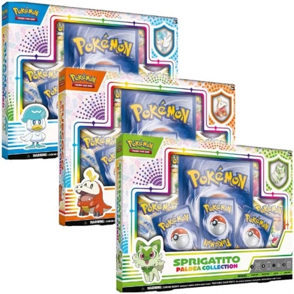 Pokemon TCG Paldea Collection - Sprigatito / Fuecoco / Quaxly 2023 Preview Box 