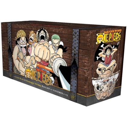 Manga: One Piece Box Set 1 East Blue and Baroque Works (Volumes 1-23 with Premium)