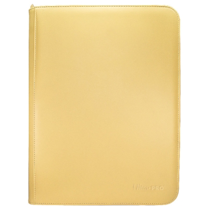 UP - Vivid 9-Pocket Zippered Pro-Binder - Yellow