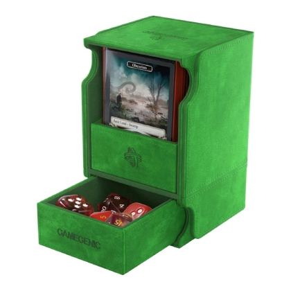 Gamegenic - Watchtower 100+ XL - Кутия за карти - Зелена
