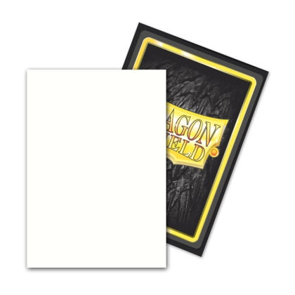 Dragon Shield Japanese size Dual Matte Sleeves - Snow (60 Sleeves)
