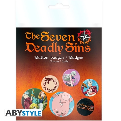THE SEVEN DEADLY SINS - Badge Pack – Mix