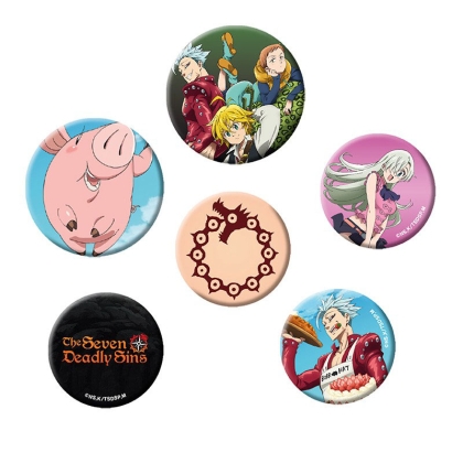 THE SEVEN DEADLY SINS - Badge Pack – Mix