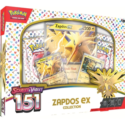 PRE-ORDER: Pokemon TCG Scarlet & Violet 3.5: 151 – Zapdos Ex Collection 