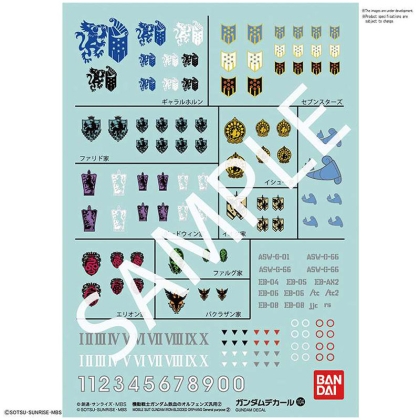 Gundam Model Kit - Gundam Decal No. 104 Iron-Blooded Orphans Multiuse 2 