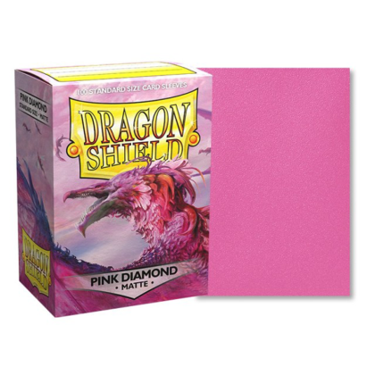 Dragon Shield Standard Card Sleeves 100pc - Matte Pink Diamond