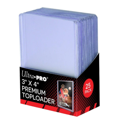 UP - Toploader - 3" x 4" Clear Regular (25 pieces)
