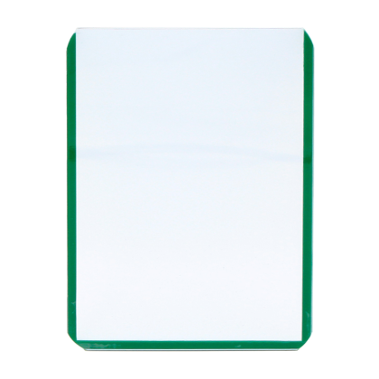 UP - Toploader - 3" x 4" Ultra Clear Green Border (25 pieces)