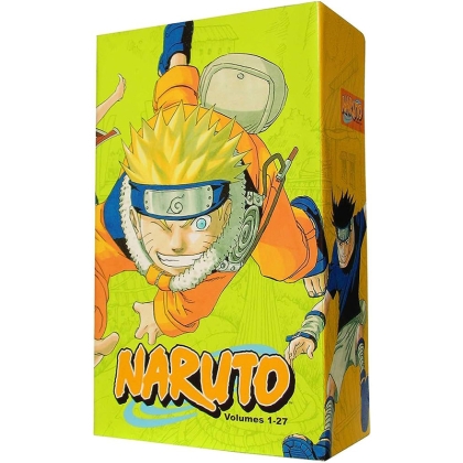 Manga: Naruto Box Set 1 Volumes 1-27 with Premium