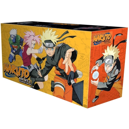 Manga: Naruto Box Set 2 Volumes 28-48 with Premium